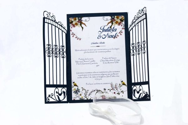 INVITACIONES PARA XV AÑOS CORTE LÁSER XV55 - Image 2